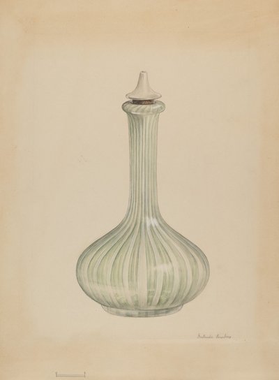 Frisørflaske, ca. 1936. af Gertrude Lemberg