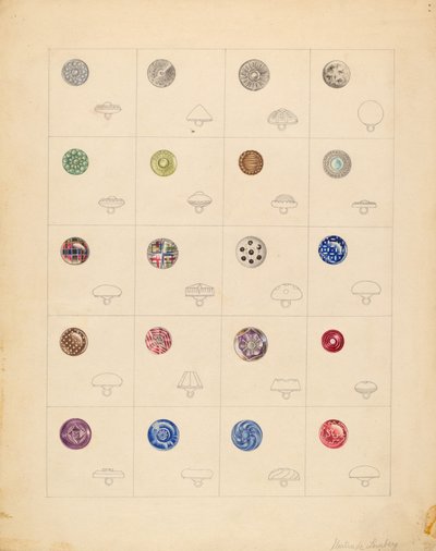 Knapper, c. 1937. af Gertrude Lemberg