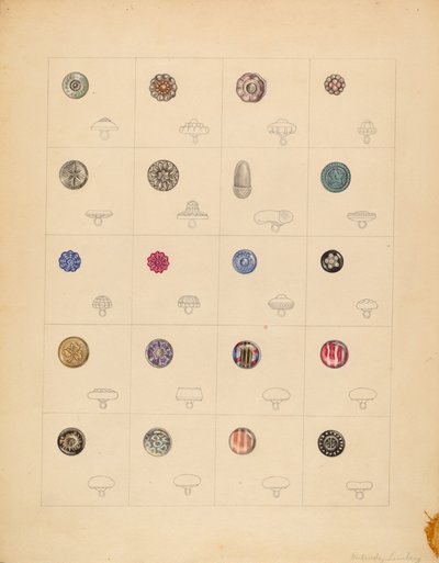 Knapper, c. 1937. af Gertrude Lemberg
