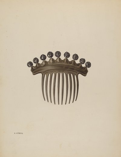Kam, c. 1939. af Gertrude Lemberg
