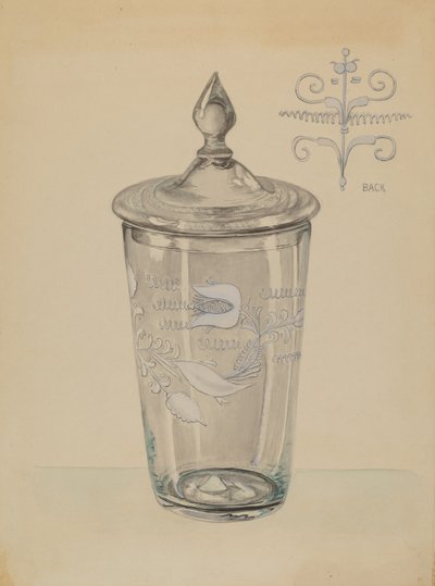Overdækket flip, ca. 1936. af Gertrude Lemberg