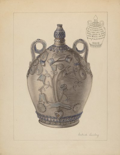 Kande med prop, ca. 1937. af Gertrude Lemberg