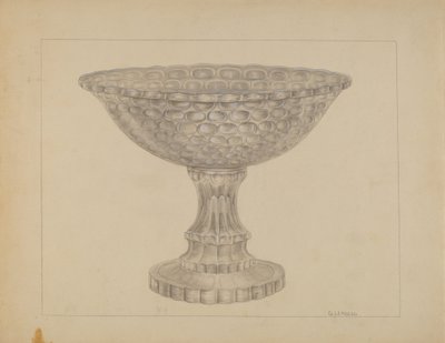 Punch Bowl, 19351942. af Gertrude Lemberg
