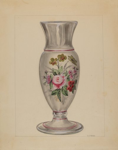 Vase, ca. 1940. af Gertrude Lemberg