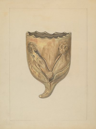 Væglomme til blomster, 19351942. af Gertrude Lemberg