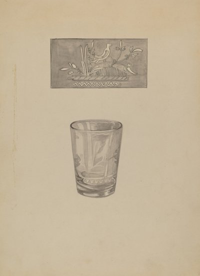 Whiskyglas, 19351942. af Gertrude Lemberg