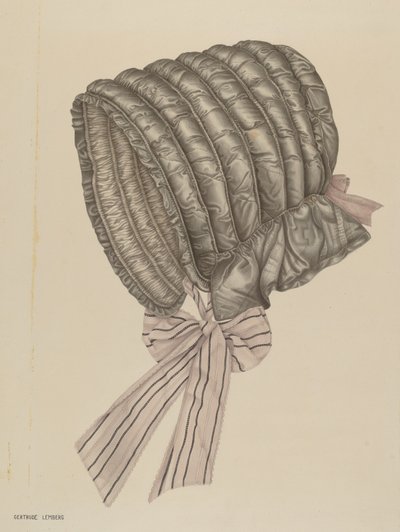 Kvindehætte, ca. 1939. af Gertrude Lemberg