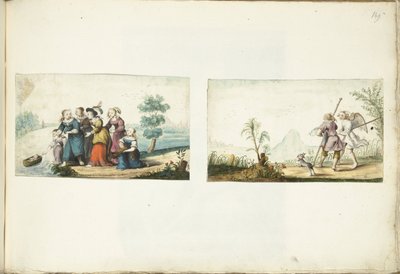 Moses og Tobias og englen af Gesina ter Borch (signed by artist)