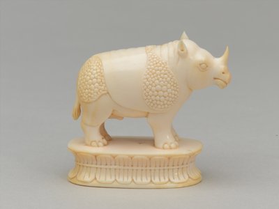 Hvid biskop, skakbrik, Indien, 1820 ca af Geskel Saloman