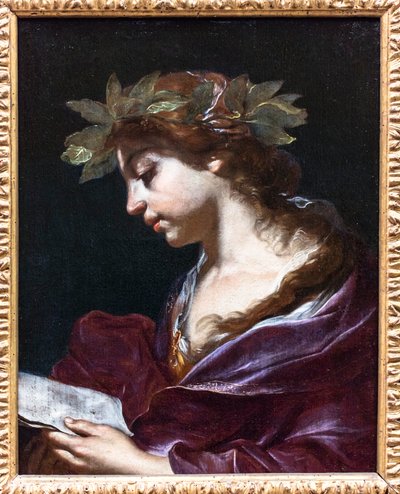 Poesi (olie på lærred) af Giacinto Brandi