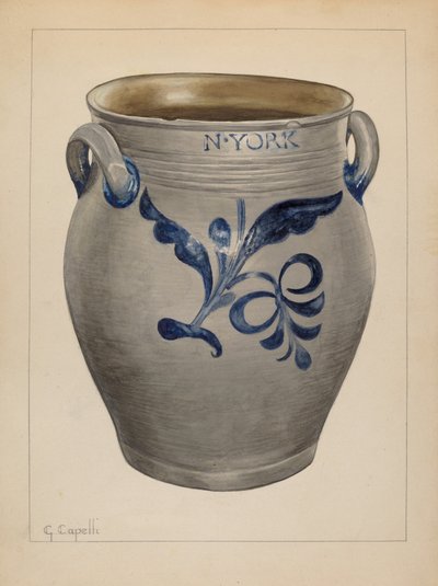 Krukke, c. 1937. af Giacinto Capelli