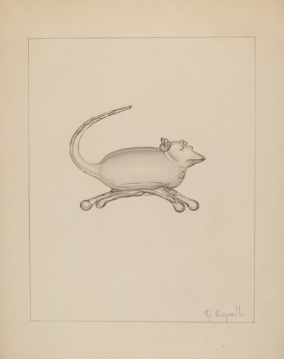 mus, c. 1937. af Giacinto Capelli
