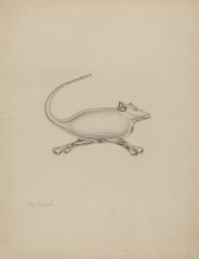 mus, c. 1937. af Giacinto Capelli