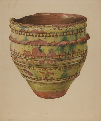 Farvel. Tysk Jardiniere, ca. 1939. af Giacinto Capelli