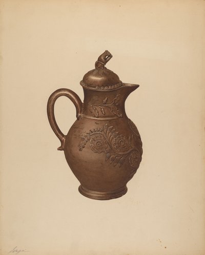 Tekande, ca. 1940. af Giacinto Capelli