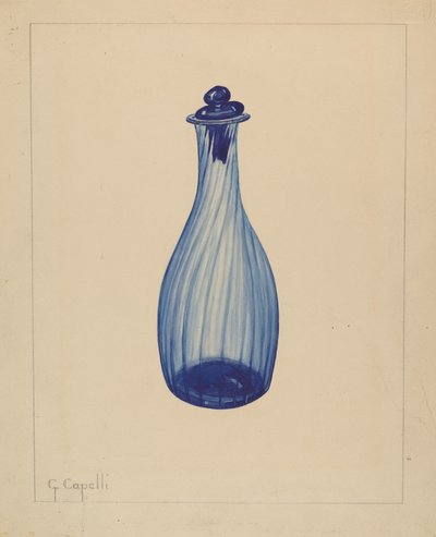 Toiletvandflaske, 1937. af Giacinto Capelli