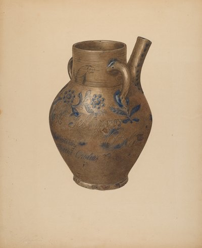 Vandkande, ca. 1940. af Giacinto Capelli