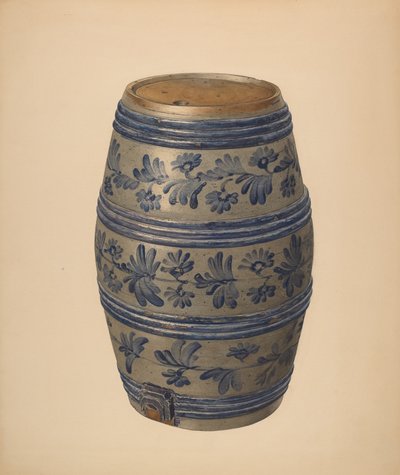 Vand eller vingønde, ca. 1940. af Giacinto Capelli