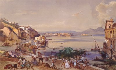 Posilippo Road, Napoli af Giacinto Gigante