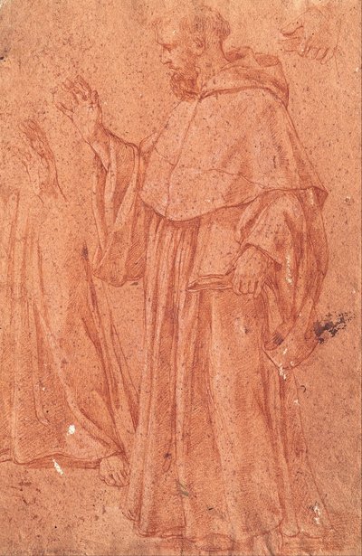 Studie af Sankt Augustin af Giacinto Gimignani