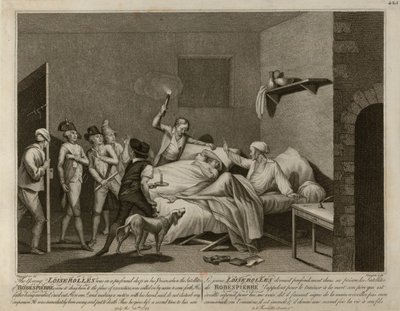 Den unge Loiserolles bliver taget fra sin celle for at blive bragt til henrettelse. af Giacomo Aliprandi