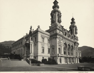Ydersiden af Montecarlo Theatre, Monaco af Giacomo Brogi