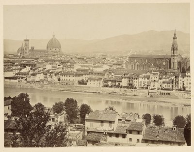 Firenze. Panorama af Giacomo Brogi