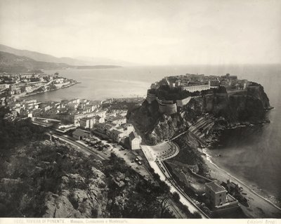 Panoramaudsigt over Monaco af Giacomo Brogi