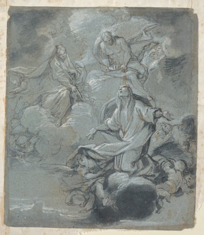 Apoteose af en kvindelig helgen af Giacomo Farelli