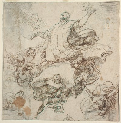 Glorificering af St. Filippo Neri af Giacomo Farelli