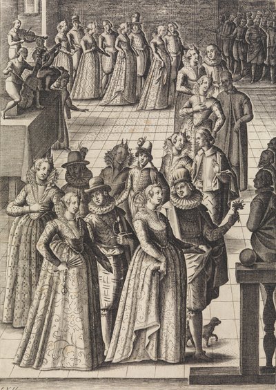 Fester eller dans ..., ca. 1610. af Giacomo Franco