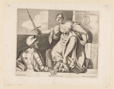 Judith med hovedet af Holofernes Retfærdighed (Justitia) af Giacomo Piccini