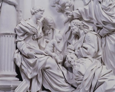 Tilbedelse af Magi (gips) af Giacomo Serpotta