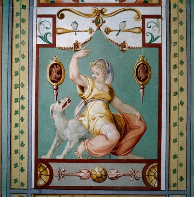 Allegory of Fidelity (fresko) af Giallo Fiorentino
