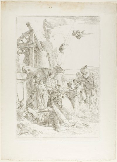 Tilbedelse af Magi af Giambattista Tiepolo