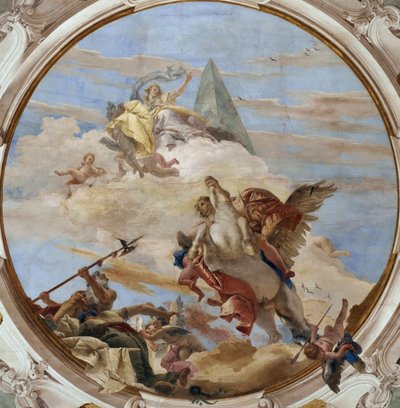 Bellerophon på Pegasus, ca 1746. af Giambattista Tiepolo