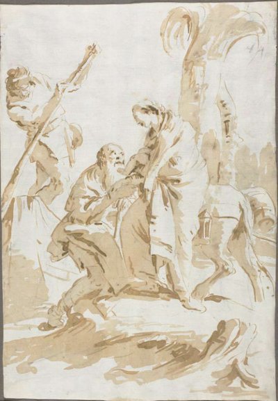 Flugten ind i Egypten af Giambattista Tiepolo
