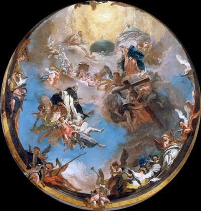 The Glory of Saint Dominic, ca 1738. af Giambattista Tiepolo