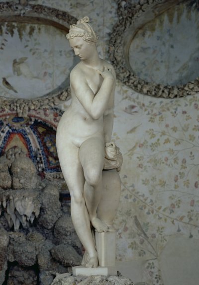 Venus træder ud af sit bad, 1573 (marmor) af Giambologna