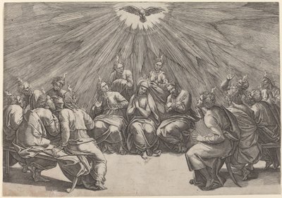 pinse af Gian Jacopo Caraglio after Raphael