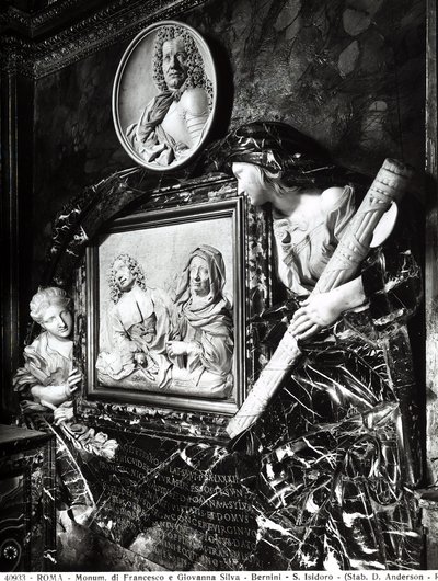 Monument til Francesco og Giovanni Silva af Gianlorenzo Bernini, 1663 af Gian Lorenzo Bernini