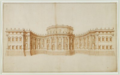 Projekt for Louvre ... af Gian Lorenzo Bernini