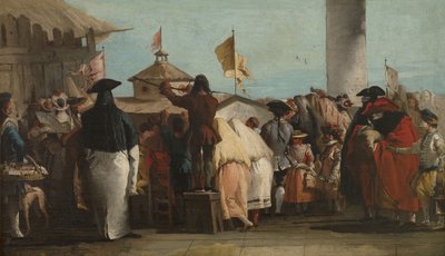 Mondo Novo, ca 1764-1765 af Giovanni Domenico Tiepolo