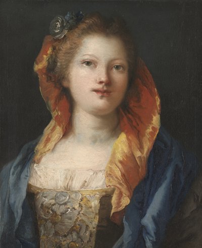 Portræt af en kvinde, 1762-70 af Giovanni Domenico Tiepolo