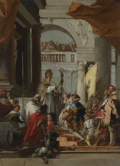 Frederick Barbarossas ægteskab, c.1753 af Giovanni Domenico Tiepolo