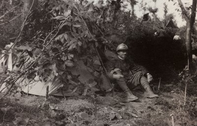 Album "Pictures of War II": Italienske soldater i Val Chiusone til Podsenica, 09/1917 (s/h foto) af Gigliucci Gigliucci