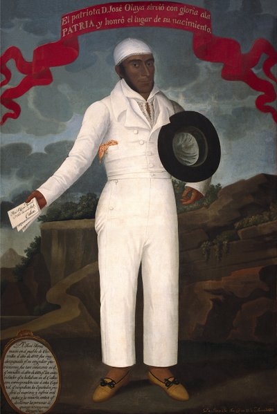Jose Silverio OLAYA BALANDRA (olie på lærred) af Gil de Castro