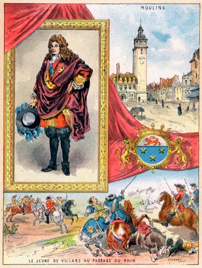 Claude Louis Hector de Villars, fransk militærkommandant, 1898 af Gilbert