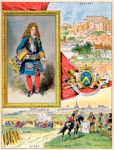 Sebastien le Prestre de Vauban, fransk militæringeniør, 1898 af Gilbert