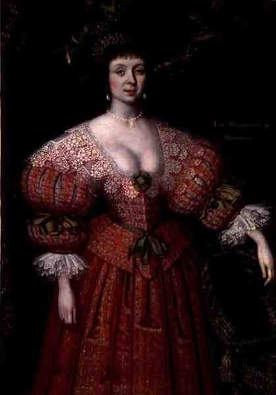 Portræt af Jane, Marchioness of Winchester (olie på lærred) af Gilbert Jackson